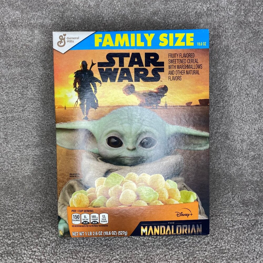 2020 Star Wars The Mandolorian Collectors Edition Cereal Box Sealed Brand New